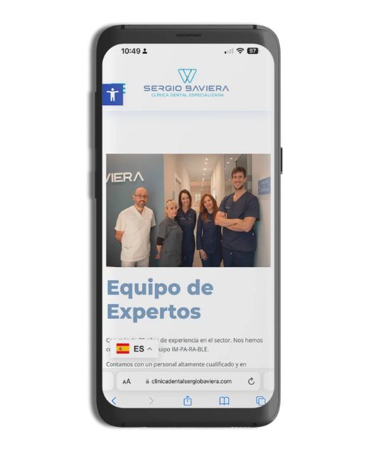 Web responsive clinica baviera