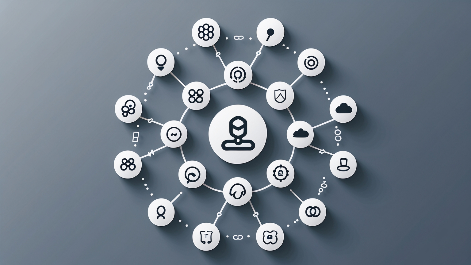 Tendencias en Redes Sociales 2025: Estrategias Innovadoras para Potenciar tu Marca Imagen representativa de tendencias en redes sociales para 2025, integrando sutilmente elementos de AR, VR, IA y contenido generado por usuarios en un diseño minimalista y elegante, sin texto en la imagen