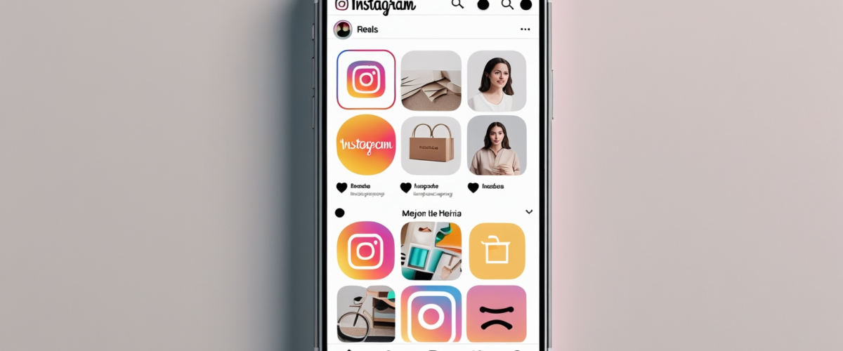 Imagen minimalista que ilustra las innovaciones de Instagram para marketing digital, resaltando reels, Instagram Shopping y mejoras en historias 
