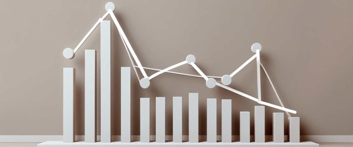 Visual minimalista de análisis de datos aplicada a la optimización de contenido en marketing digital 
