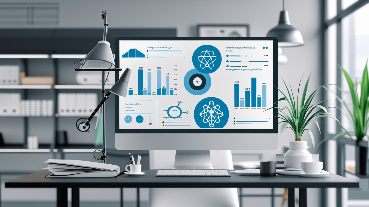 Imagen representativa de estrategias de marketing con inteligencia artificial, ilustrando análisis predictivo, chatbots y automatización de contenidos para aumentar ingresos 