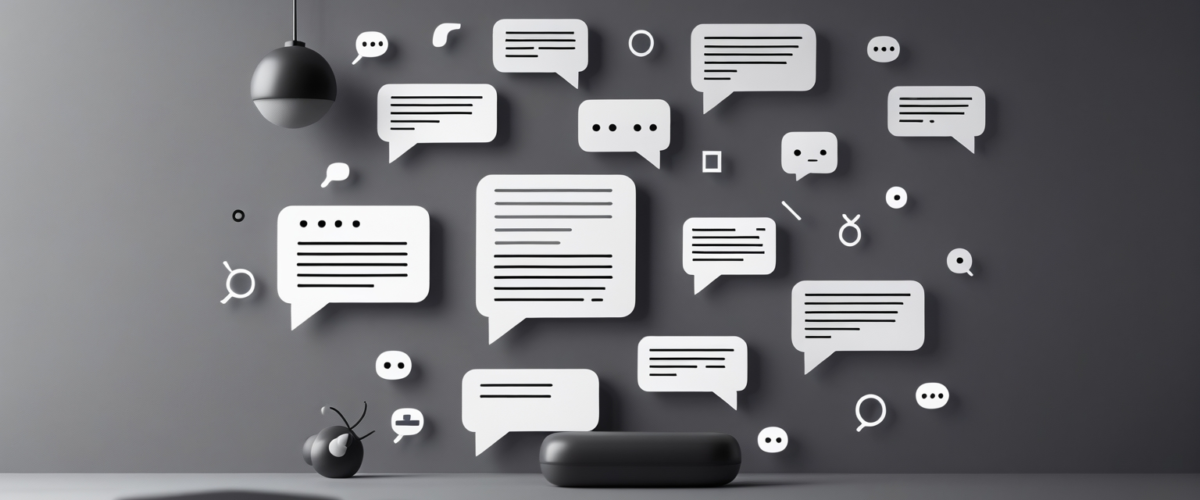Imagen minimalista que representa la interacción en tiempo real y la personalización en el comercio conversacional