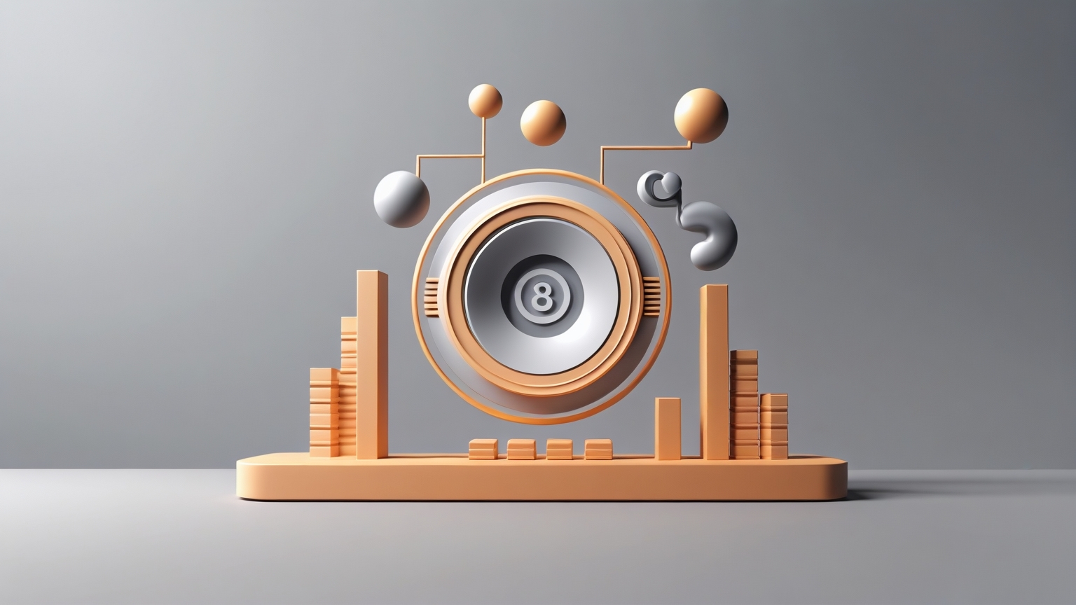 Preguntas Esenciales sobre Marketing y IA en 2025 Ilustración minimalista y elegante que simboliza la integración de la inteligencia artificial en estrategias de marketing para 2025
