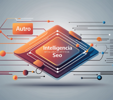 Imagen minimalista que ilustra la integración de la inteligencia artificial en estrategias de SEO digital 