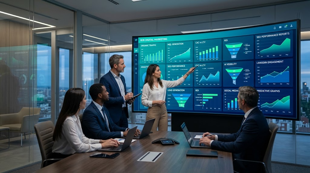 Cómo diseñar un plan de marketing digital para una empresa B2B y medir su éxito Pomelli brand 1785313904